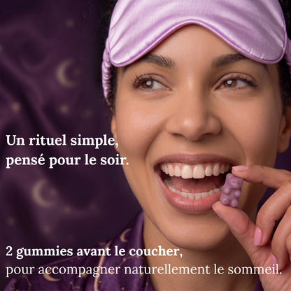 Nubia - Le petit Ourson qui apaise votre mental pour dormir enfin.