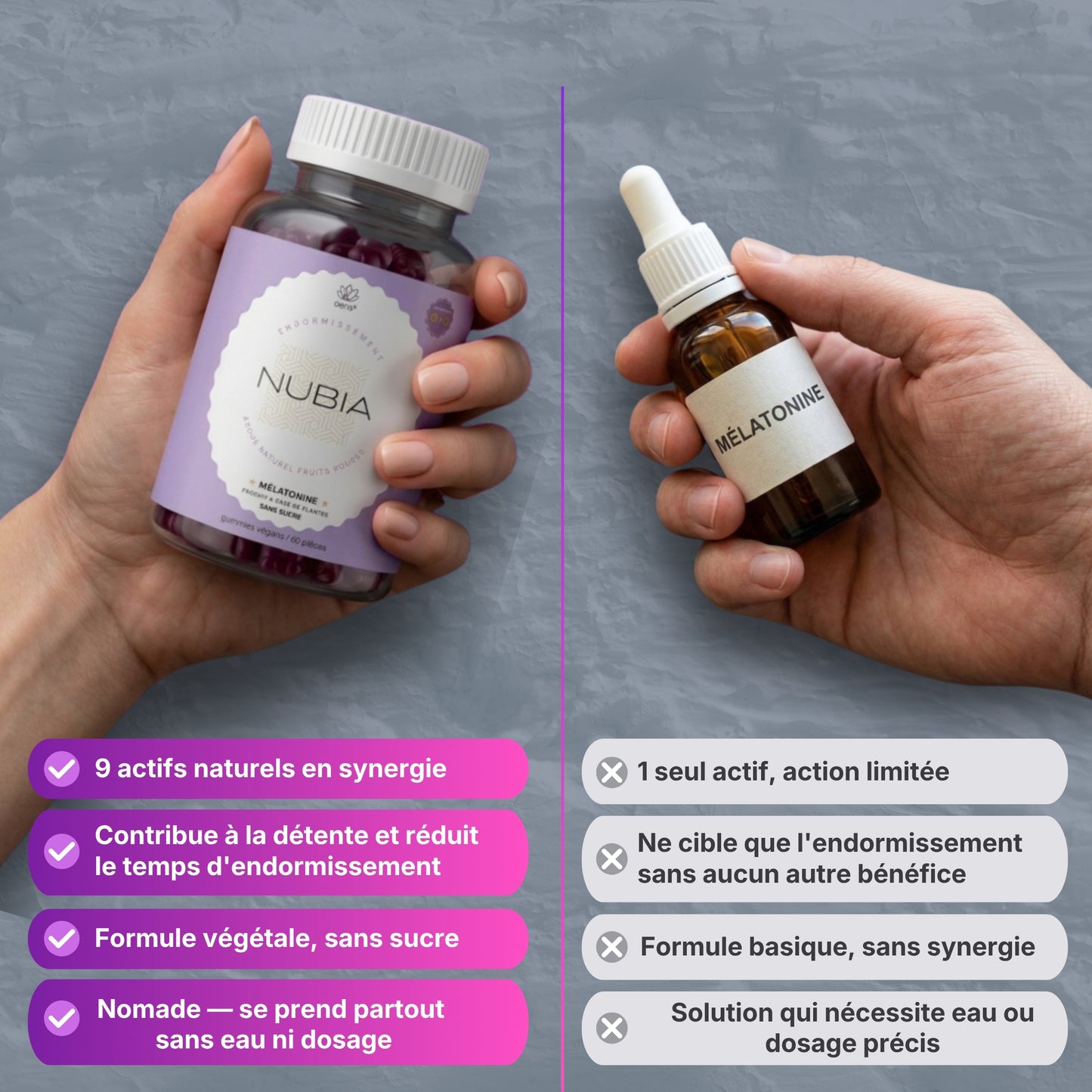 Nubia™- Le petit Ourson qui apaise votre mental pour dormir enfin.