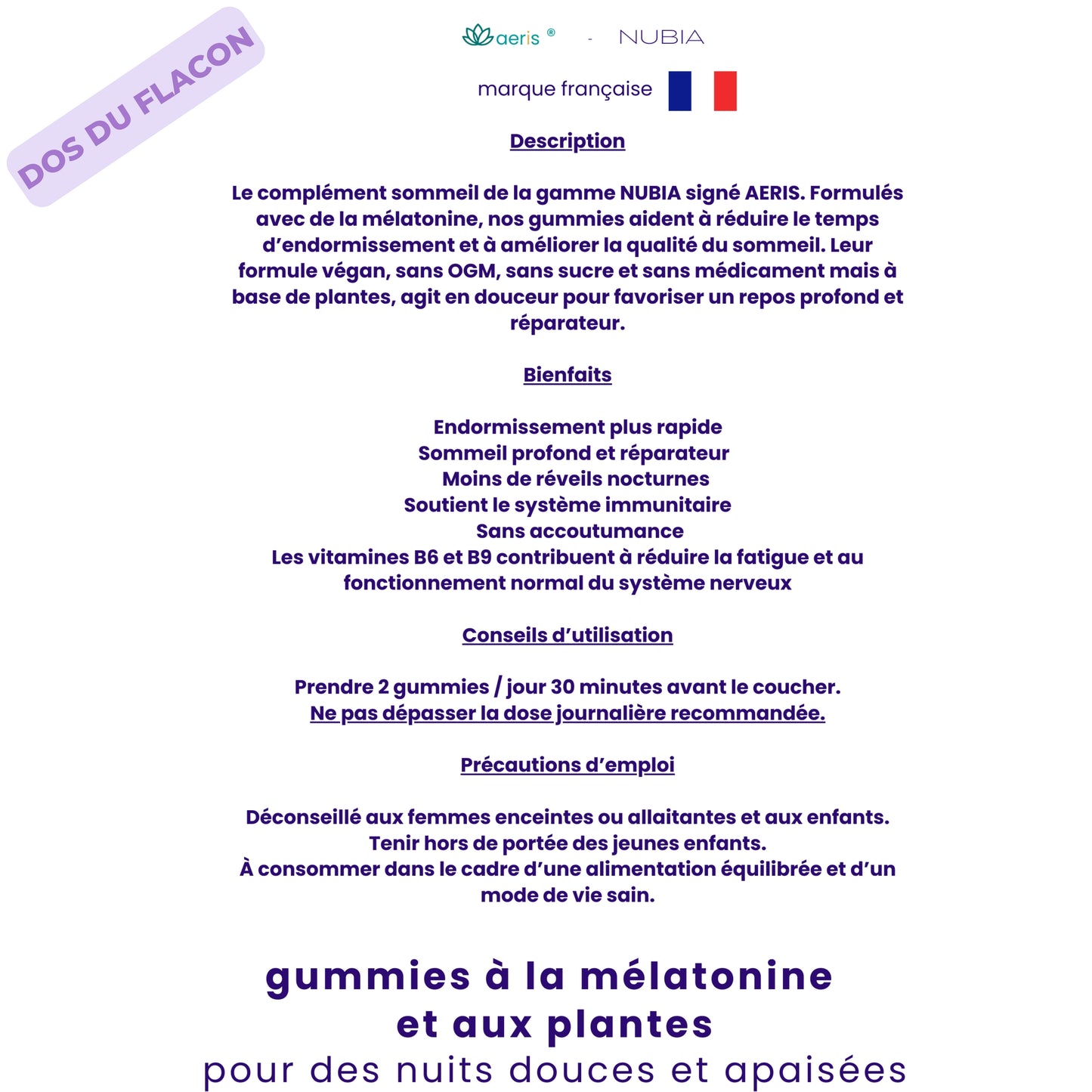 Nubia™ — Apaisez votre mental. Dormez enfin.