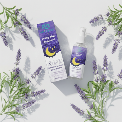 Aeris Care® — Spray Nuit Apaisant à la Lavande | Relâchement du mental & Endormissement naturel