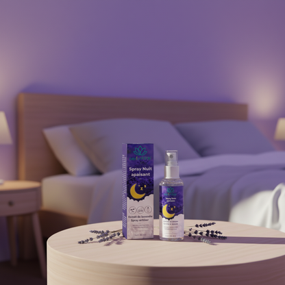 Aeris Care® — Spray Nuit Apaisant à la Lavande | Relâchement du mental & Endormissement naturel