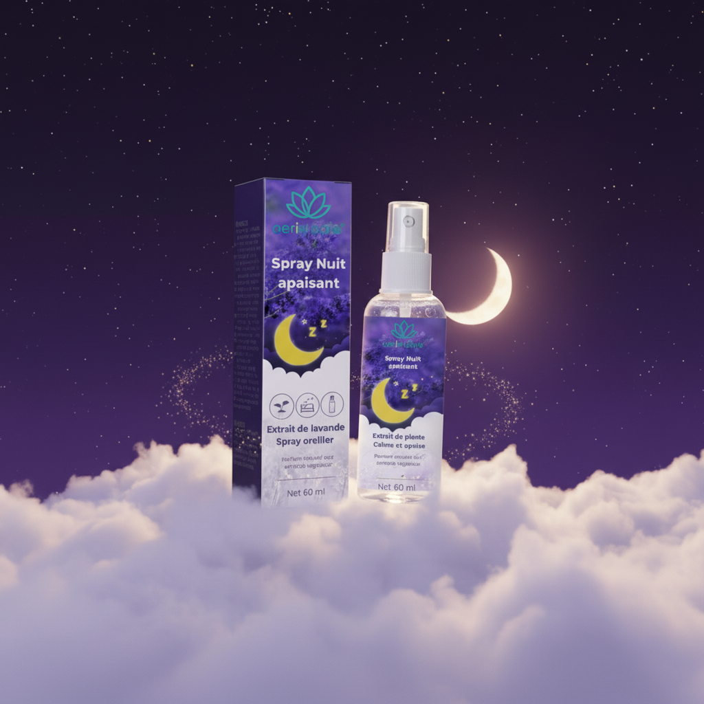 Aeris Care® — Spray Nuit Apaisant à la Lavande | Relâchement du mental & Endormissement naturel